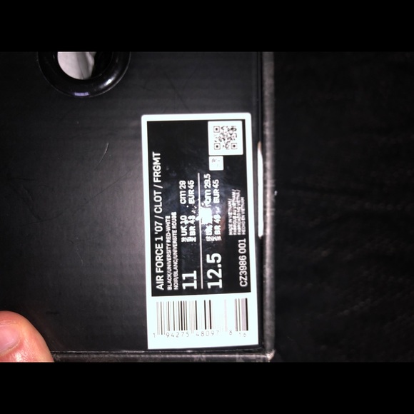 COPY - Nike Air Force 1 Low fragment design x CLOT - Picture 5 of 5